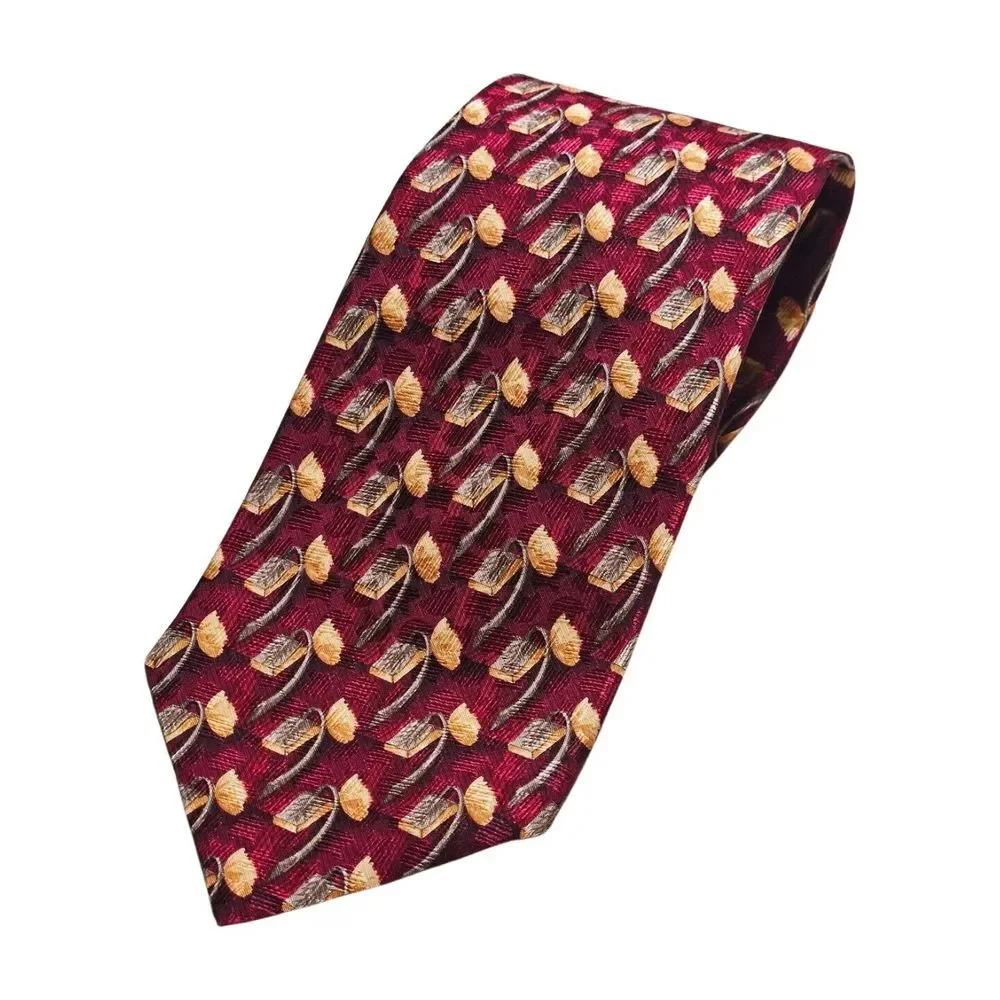 Ermenegildo Zegna Silk Tie Made In Italy Floral 59